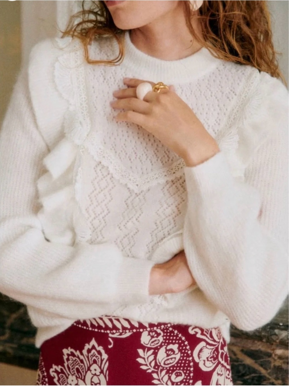 Sezane Domi Jumper Sweater - Size M